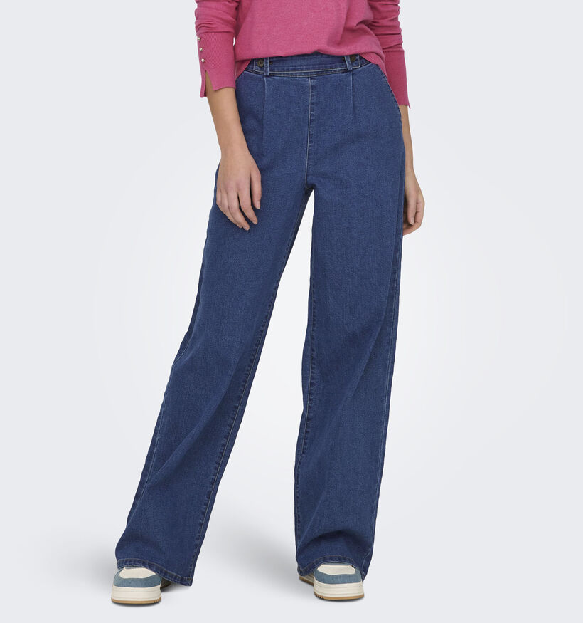 JDY Geggo Blauwe Wide leg jeans L32 voor dames (349999)