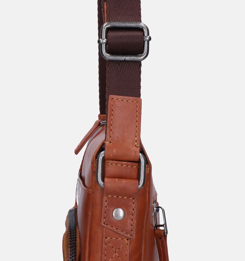 Maverick Cognac Crossbody tas voor heren (349904)