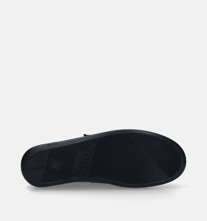 Ecco Soft 2.0 Chaussures à velcro en Noir pour femmes (314895) - pour semelles orthopédiques