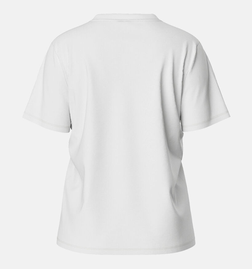 Pieces Gabbi Wit Basic T-shirt voor dames (348293)