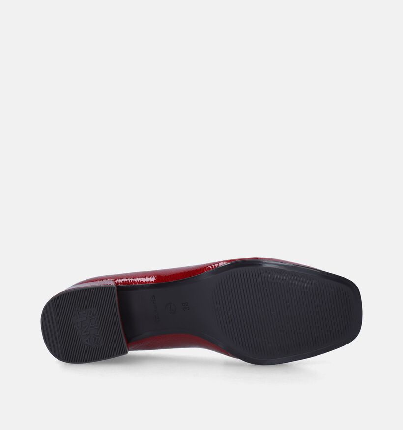 Tamaris Mocassins avec talon en Rouge pour femmes (344624)