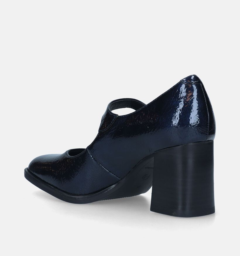 Tamaris Blauwe Pumps met riempje voor dames (344701)