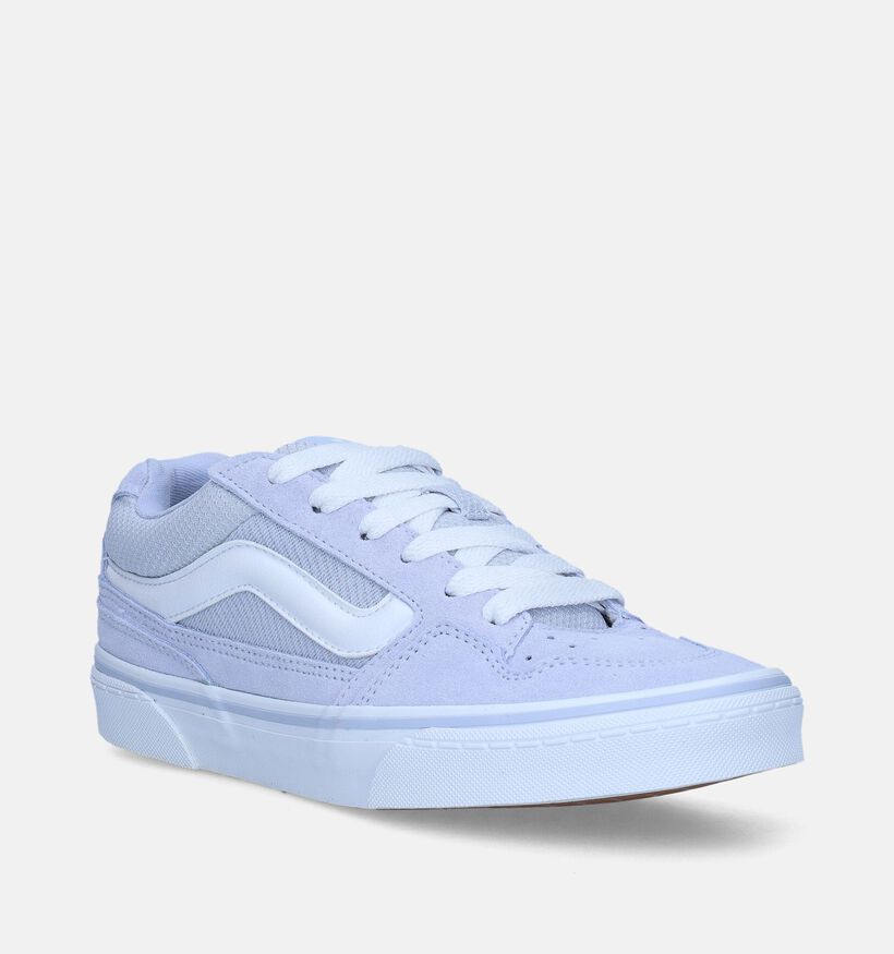 Vans Caldrone Suede Baskets de skate en Bleu pour femmes (343785)