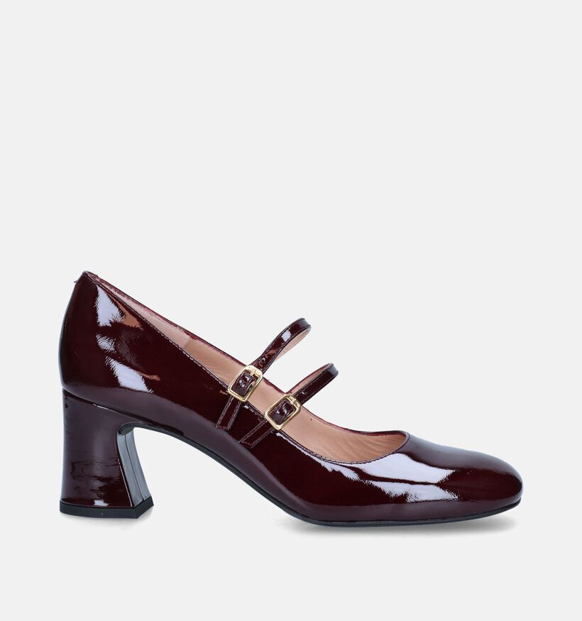 Unisa Mount Bordeaux Pumps met riempje voor dames (349104)