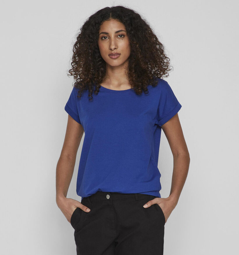 Vila Dreamers Blauwe T-shirt voor dames (344285)