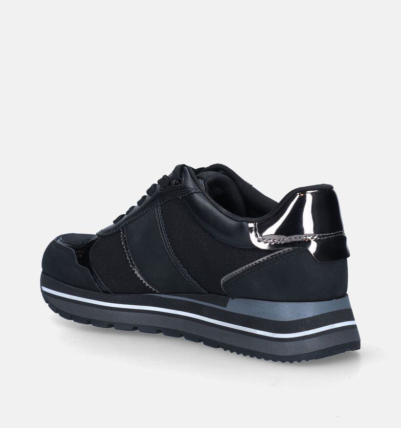 Tamaris Baskets casual en Noir pour femmes (344620) - pour semelles orthopédiques