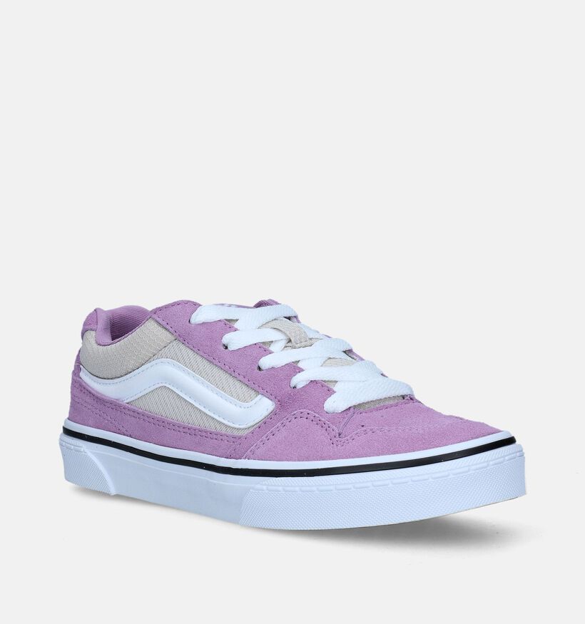 Vans Caldrone Suede Baskets en Lilas pour filles (343929)