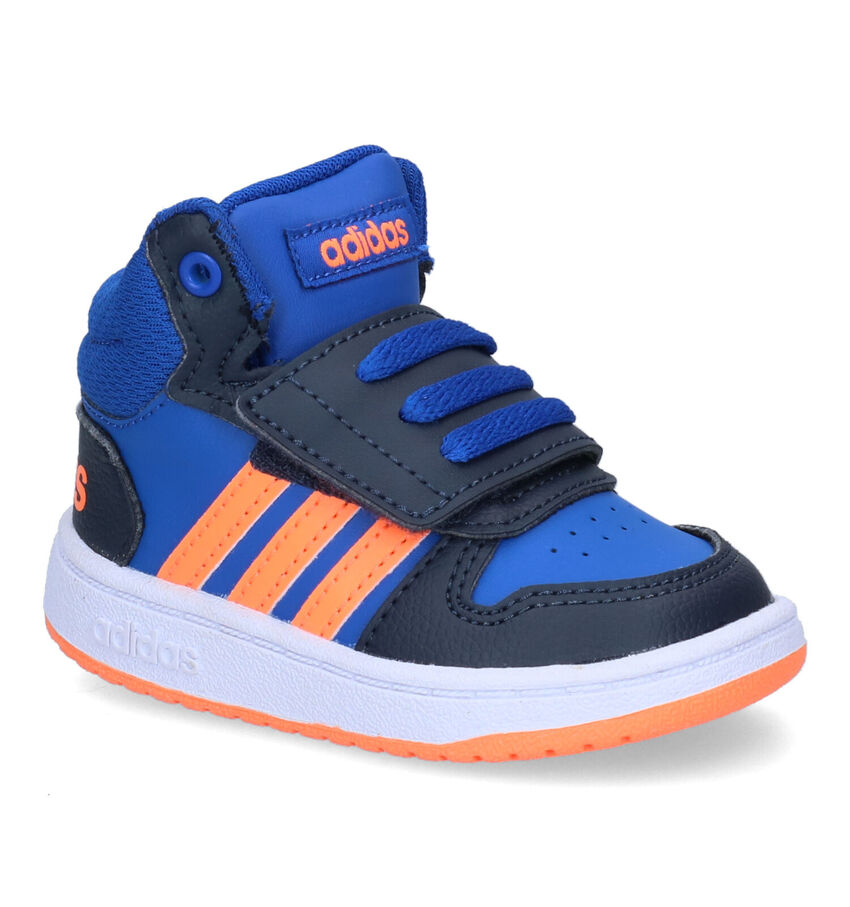 adidas Hoops Blauwe Hoge Sneakers