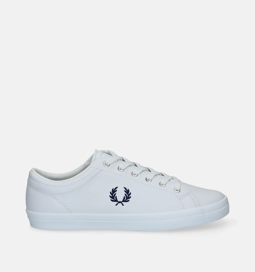 Fred Perry Baseline Chaussures à lacets en Blanc