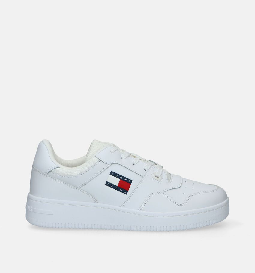 TH Tommy Jeans Retro Basket Ess Witte Sneakers