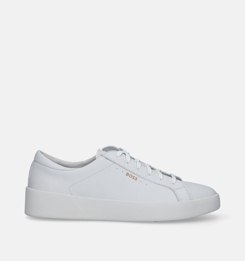 BOSS Belwar Tenn Witte Veterschoenen