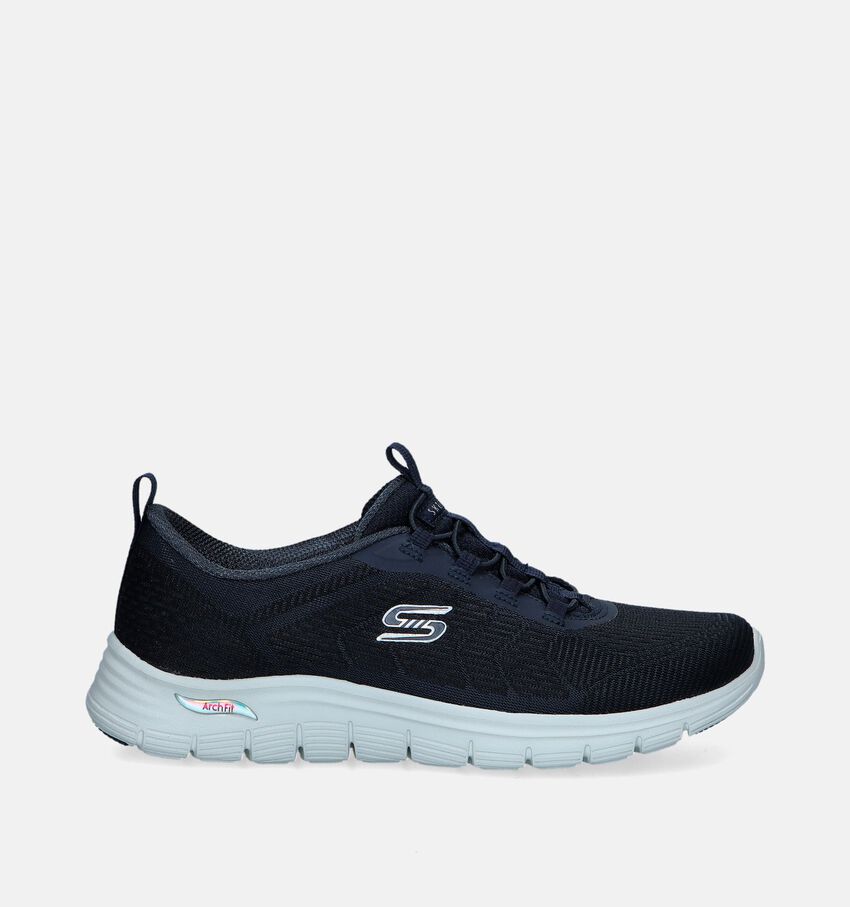 Skechers Arch Fit Vista Gleaming Baskets en Bleu