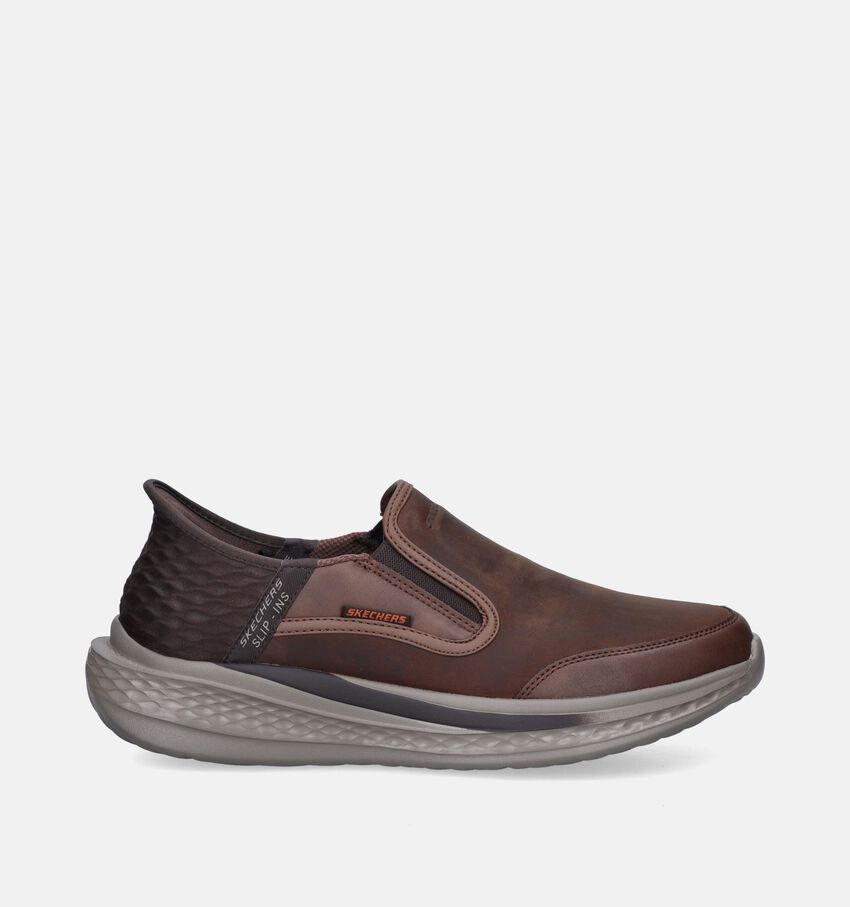 Skechers Slade Cognac Slip-ins