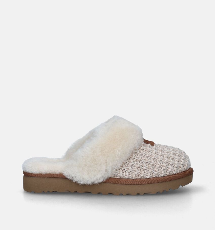 UGG Cozy Ecru Wollen Pantoffels