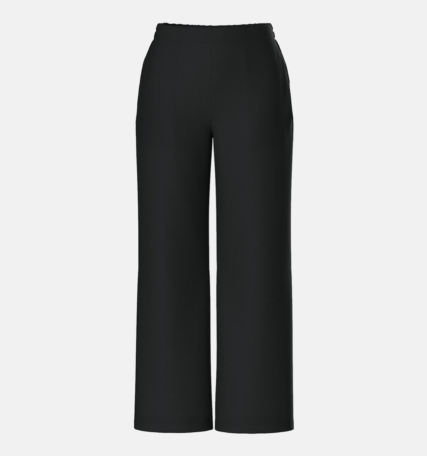 Pieces Bozzy Pantalon large en Noir