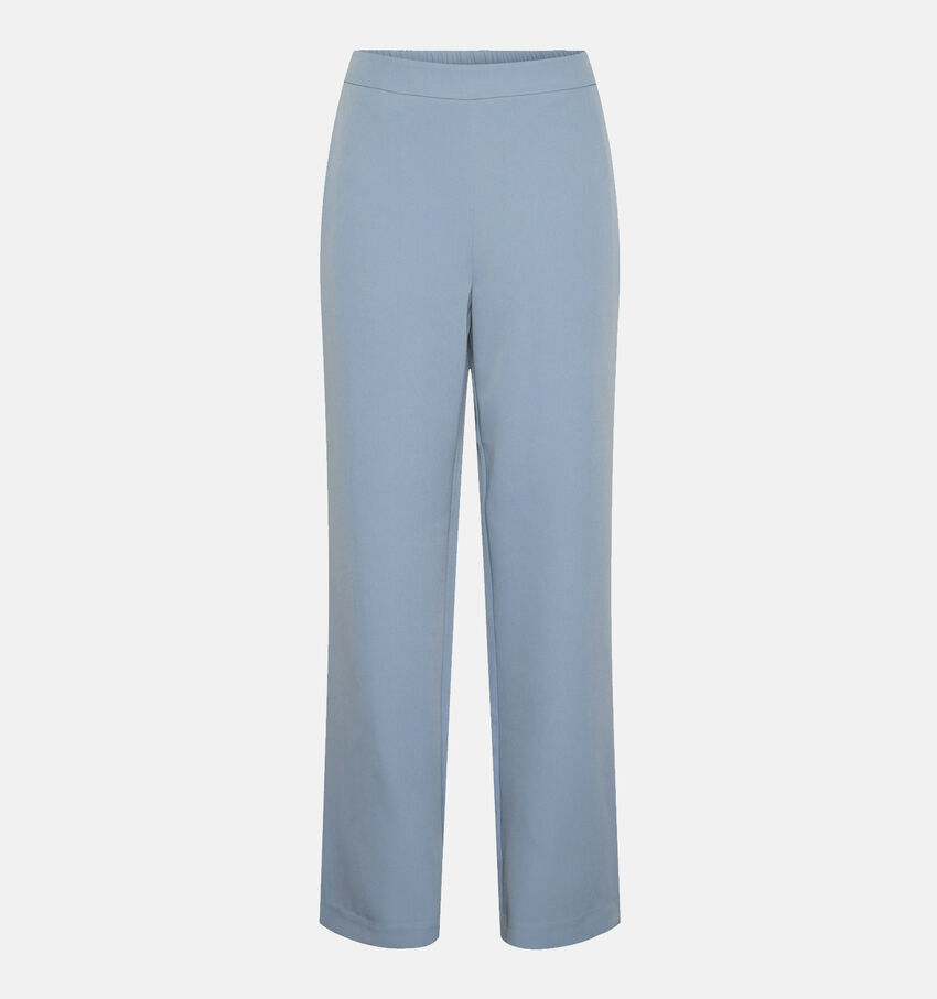 Pieces Bozzy Pantalon large en Bleu L30