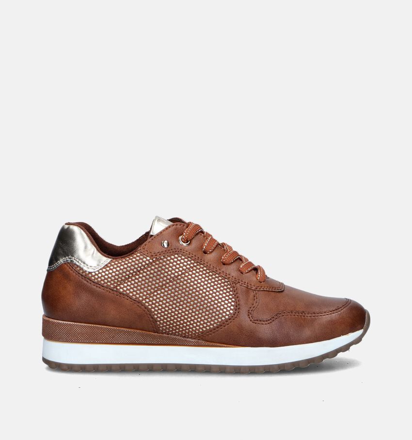 Marco Tozzi Baskets casual en Cognac