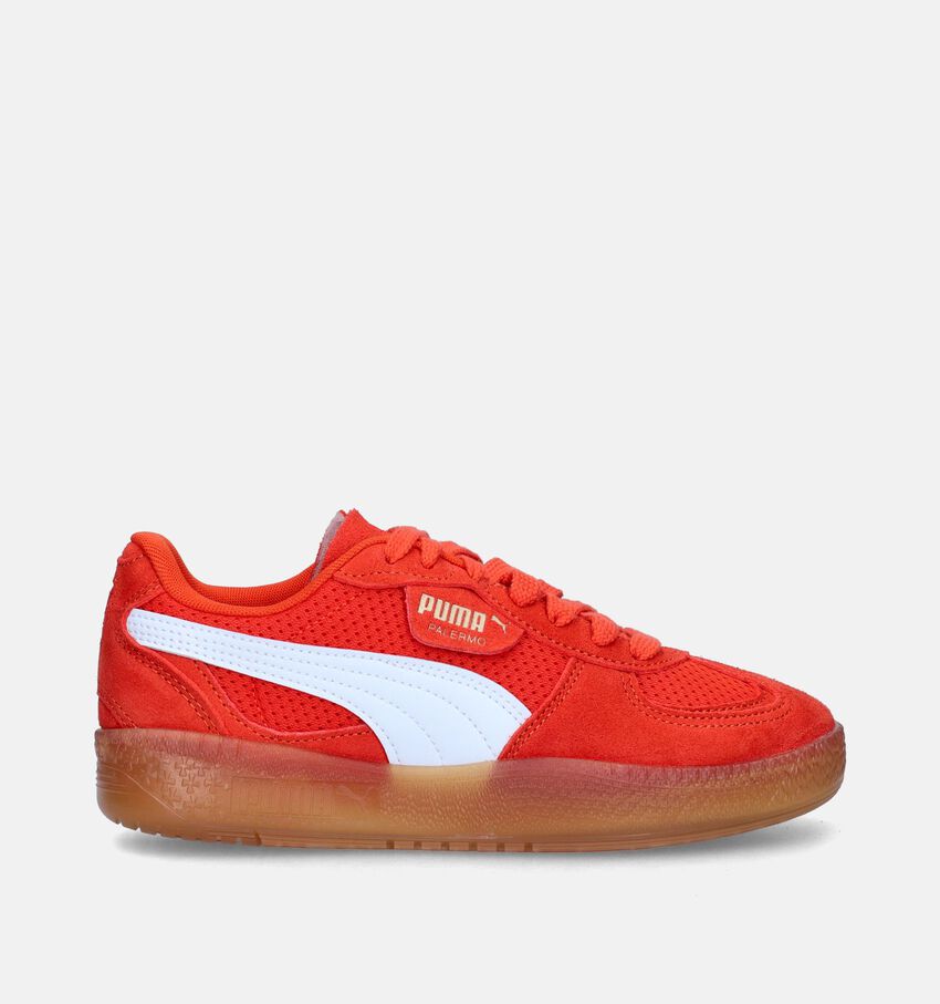 Puma Palermo Moda Vintage Baskets en Rouge