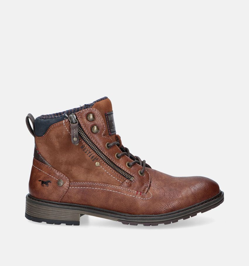 Mustang Cognac Bottines