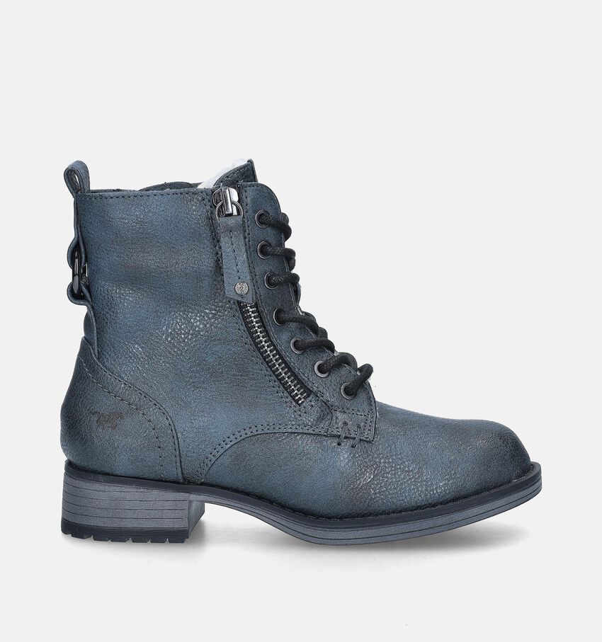 Mustang Blauwe Stoere boots