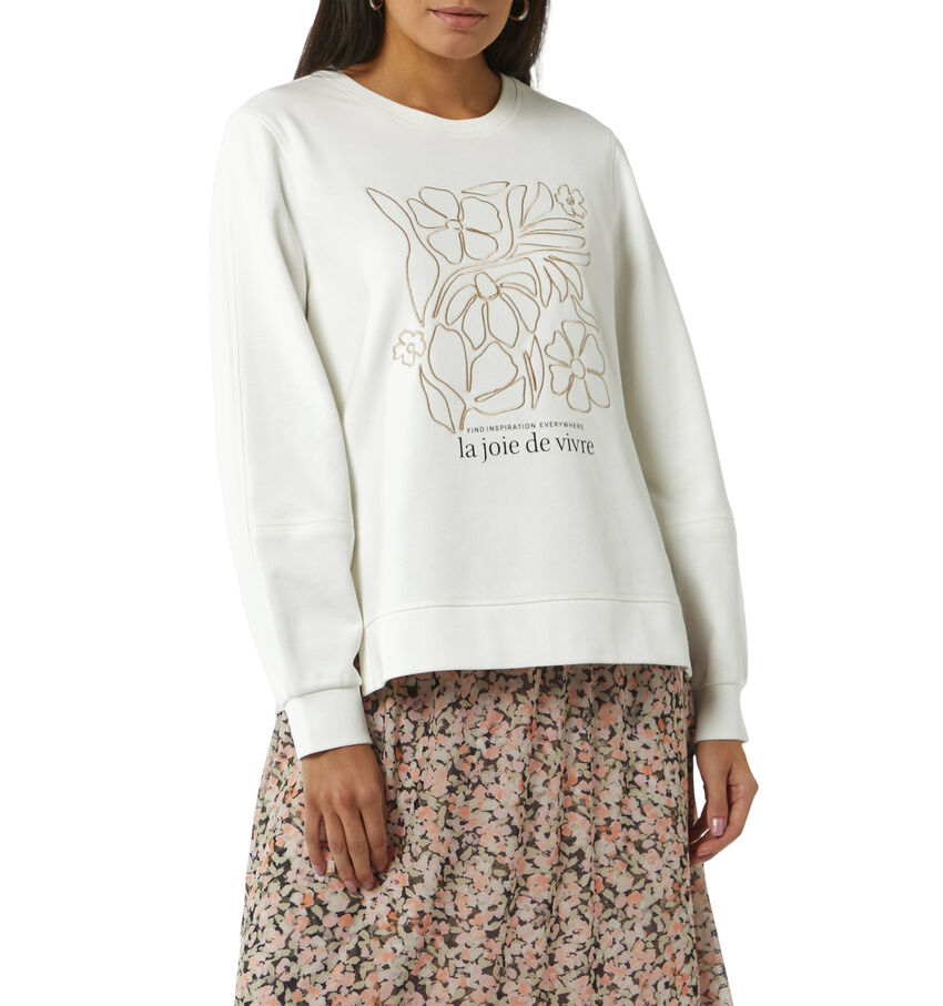 comma casual identity Sweatshirt en Blanc