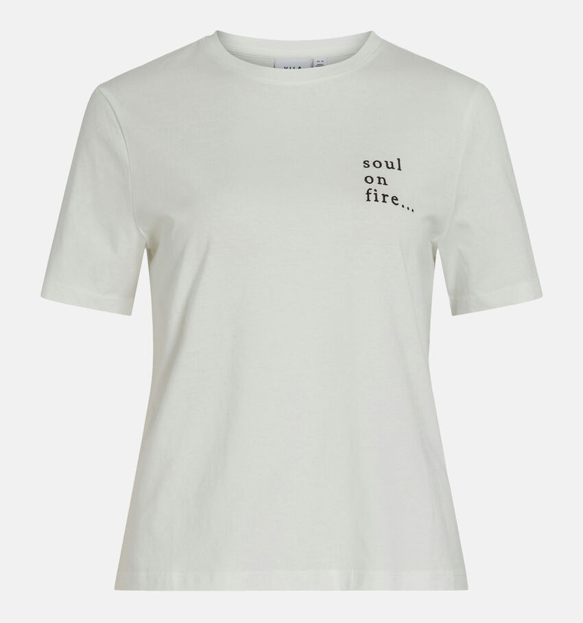 Vila Sybil Wit T-shirt