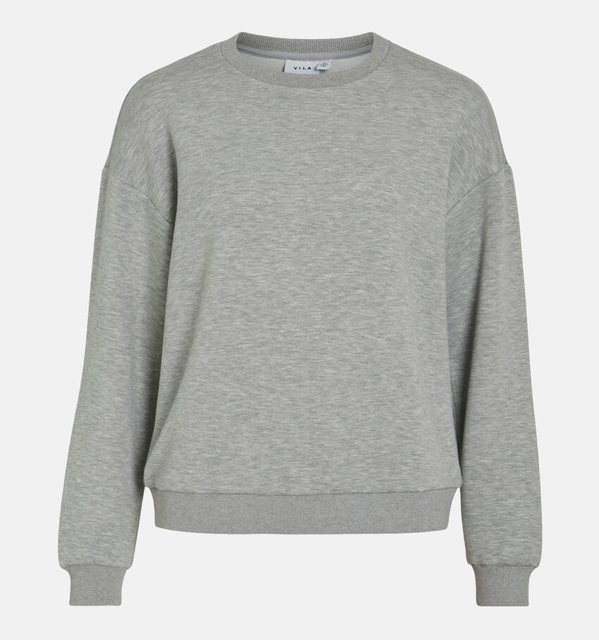 Vila Sandy Grijze Sweater