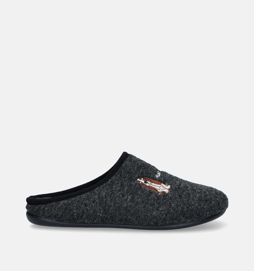 Hush Puppies Denox Grijze Pantoffels