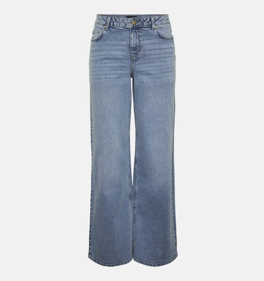 Pieces Jessie Blauwe Wide leg Jeans