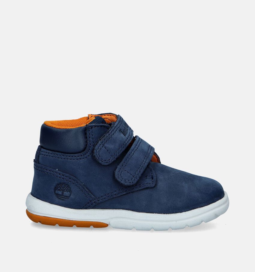 Timberland Toddle Tracks Mid Hook Loop Bottines en Bleu