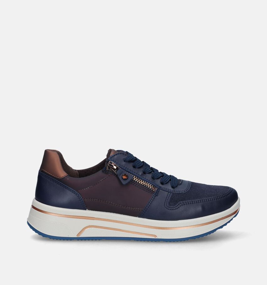 Ara Sapporo 3.0 Blauwe Brede sneakers