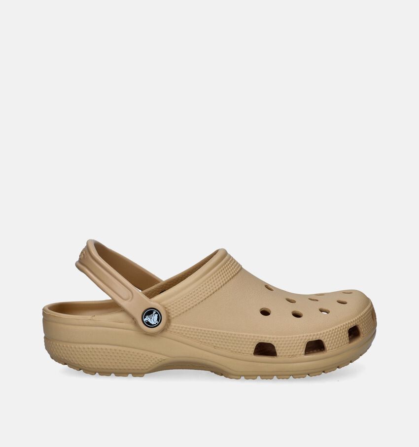 Crocs Classic Nu-pieds en Naturel