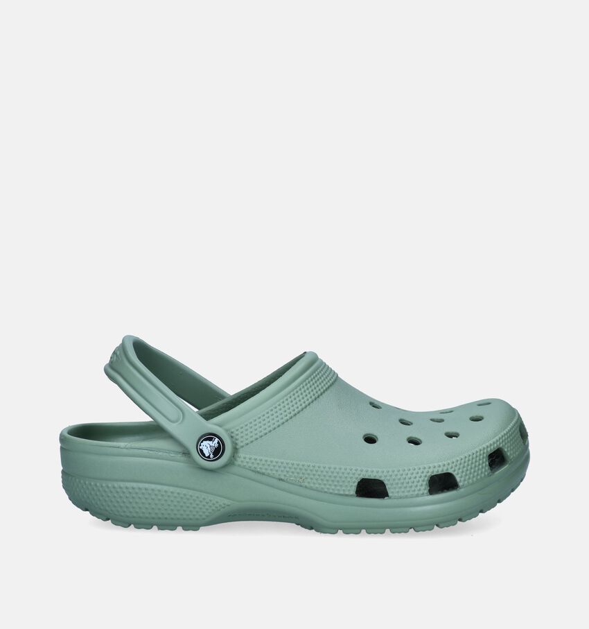 Crocs Classic Nu-pieds en Vert