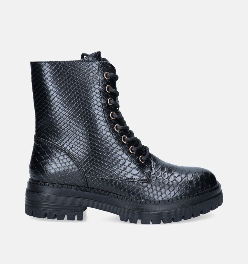 Poelman Boots à lacets en Noir