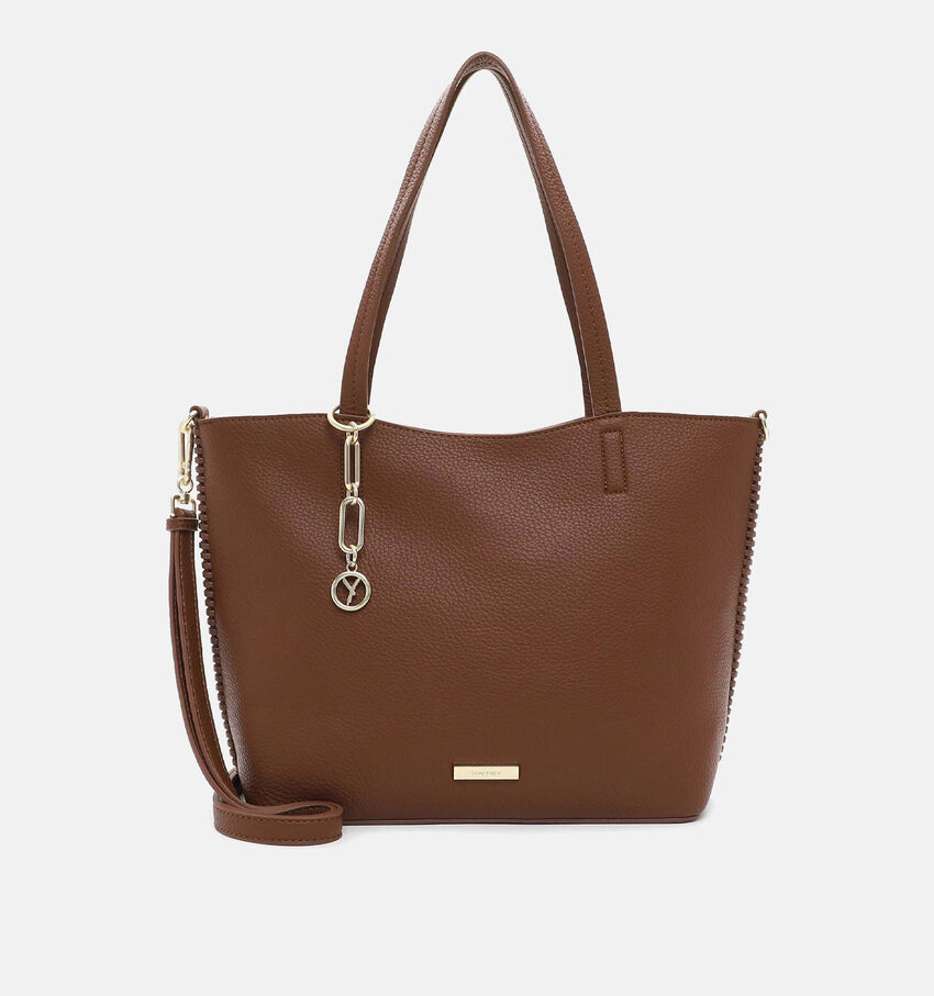 Suri Frey Daggy Cognac Shopper met rits