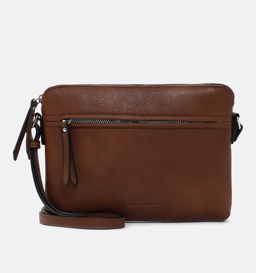 Emily & Noah Emma Cognac Crossbody tas