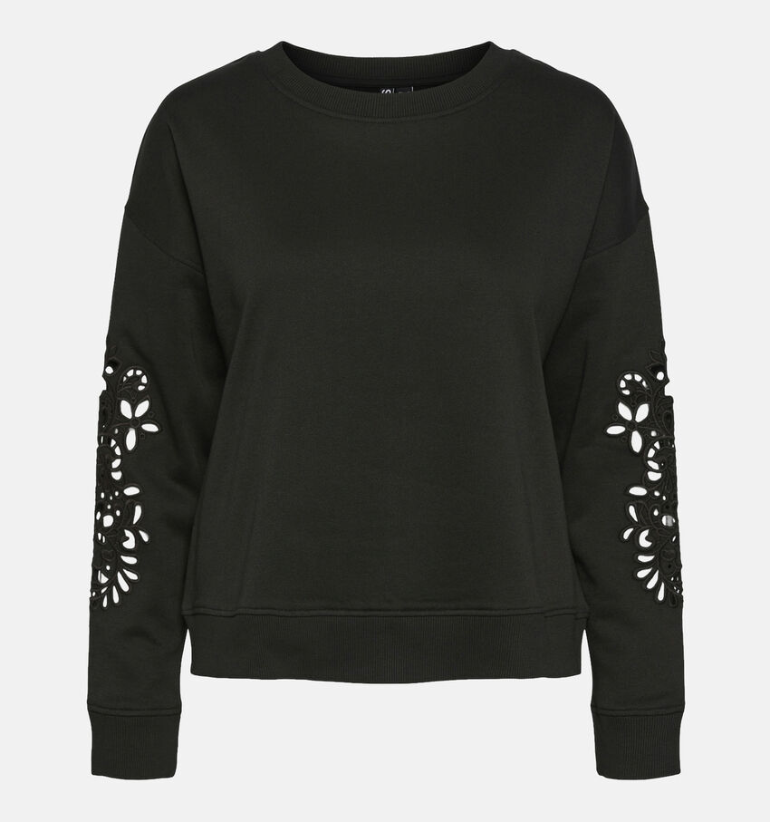 Pieces Rianna Sweatshirt en Noir