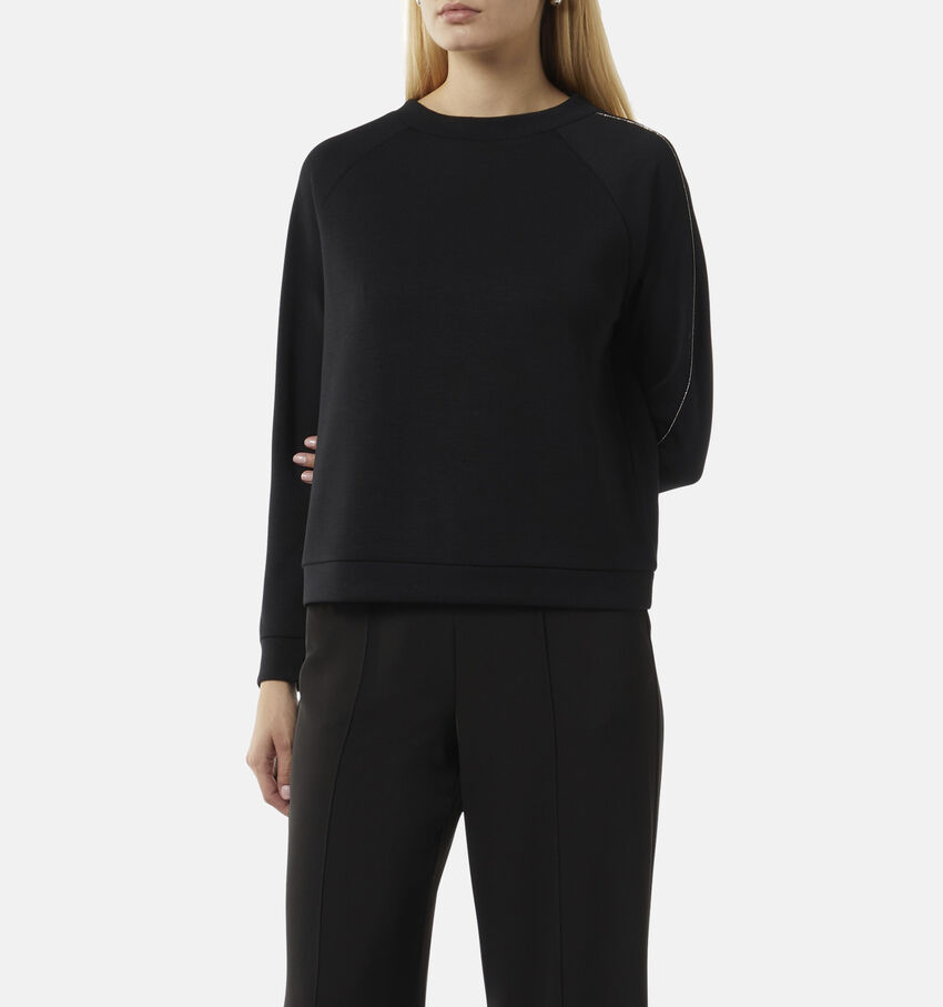 comma Zwarte Sweater