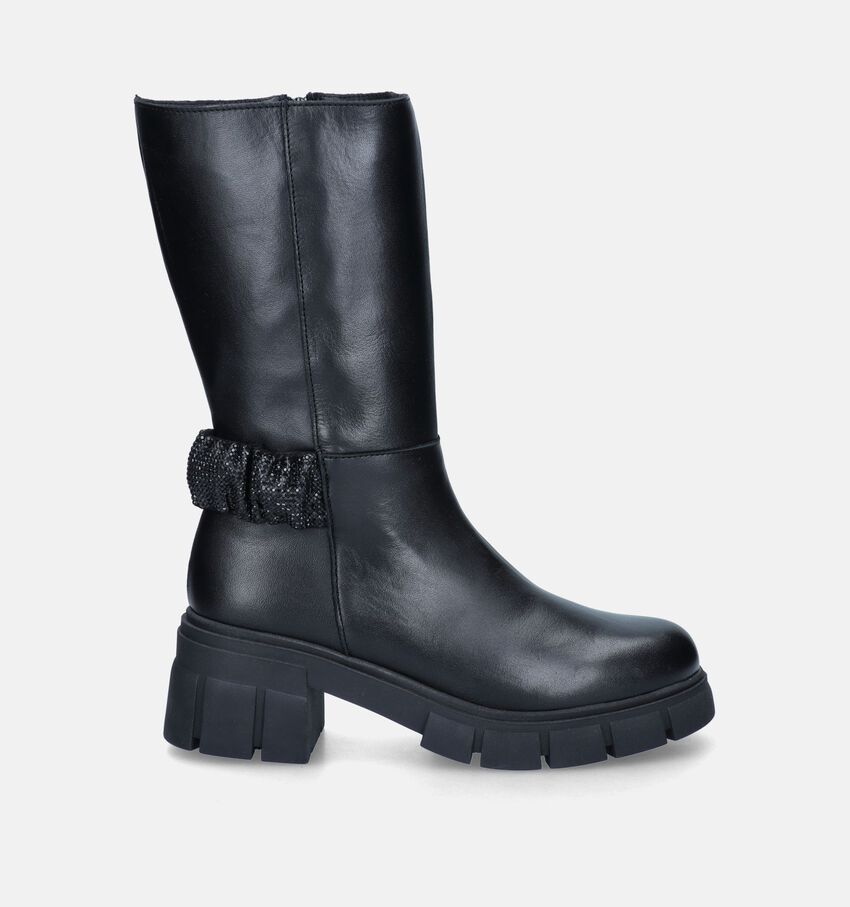 Sweet Lemon Zwarte Biker boots