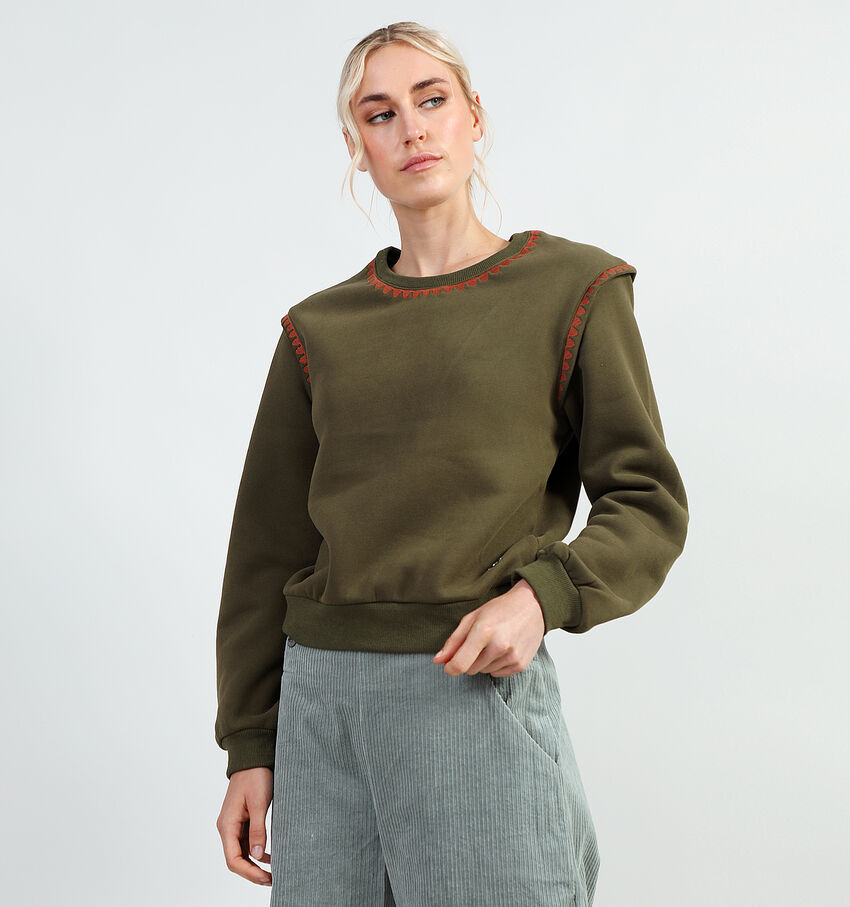 Orfeo Martine Sweatshirt en Vert khaki