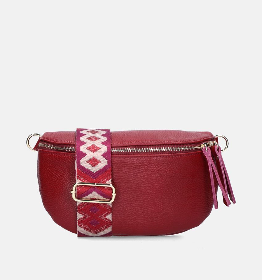 Via Limone Bordeaux Crossbody tas