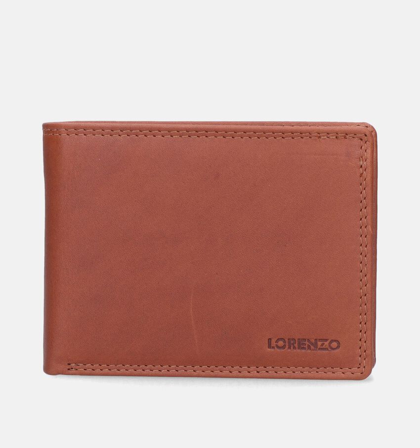 Euro-Leather Portefeuille en Cognac