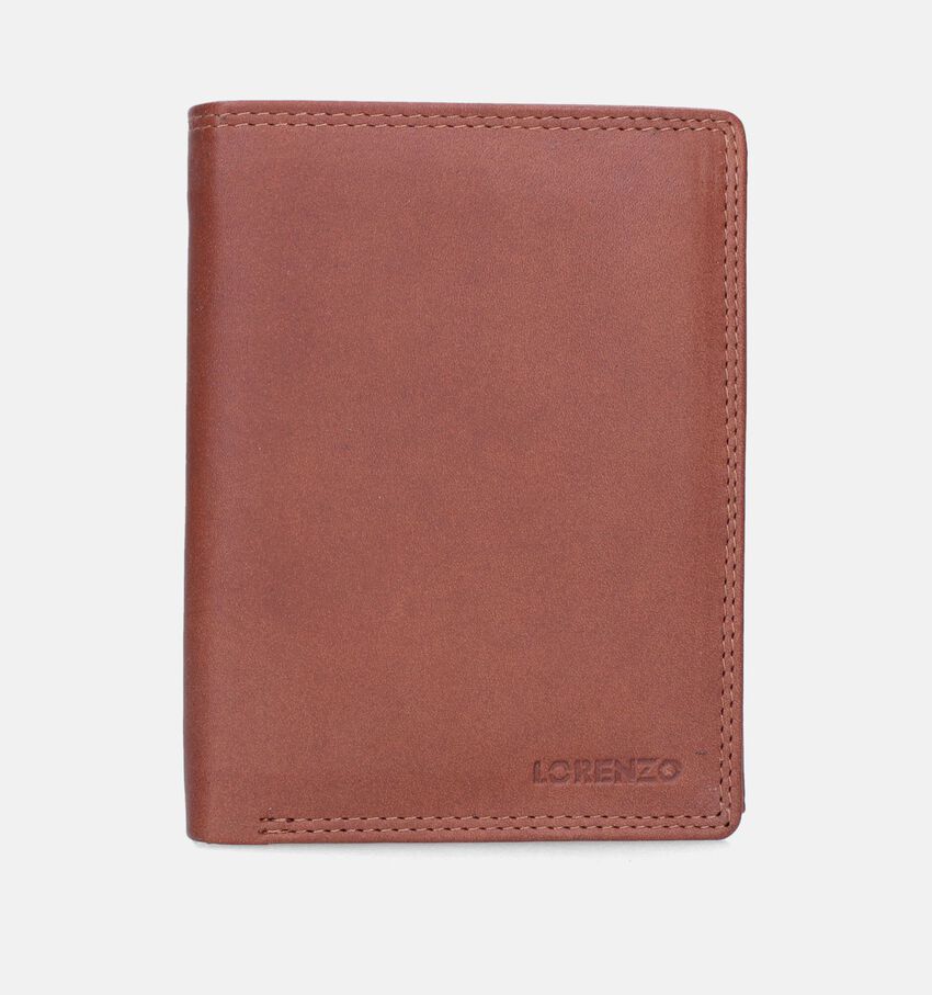 Euro-Leather Portefeuille en Cognac