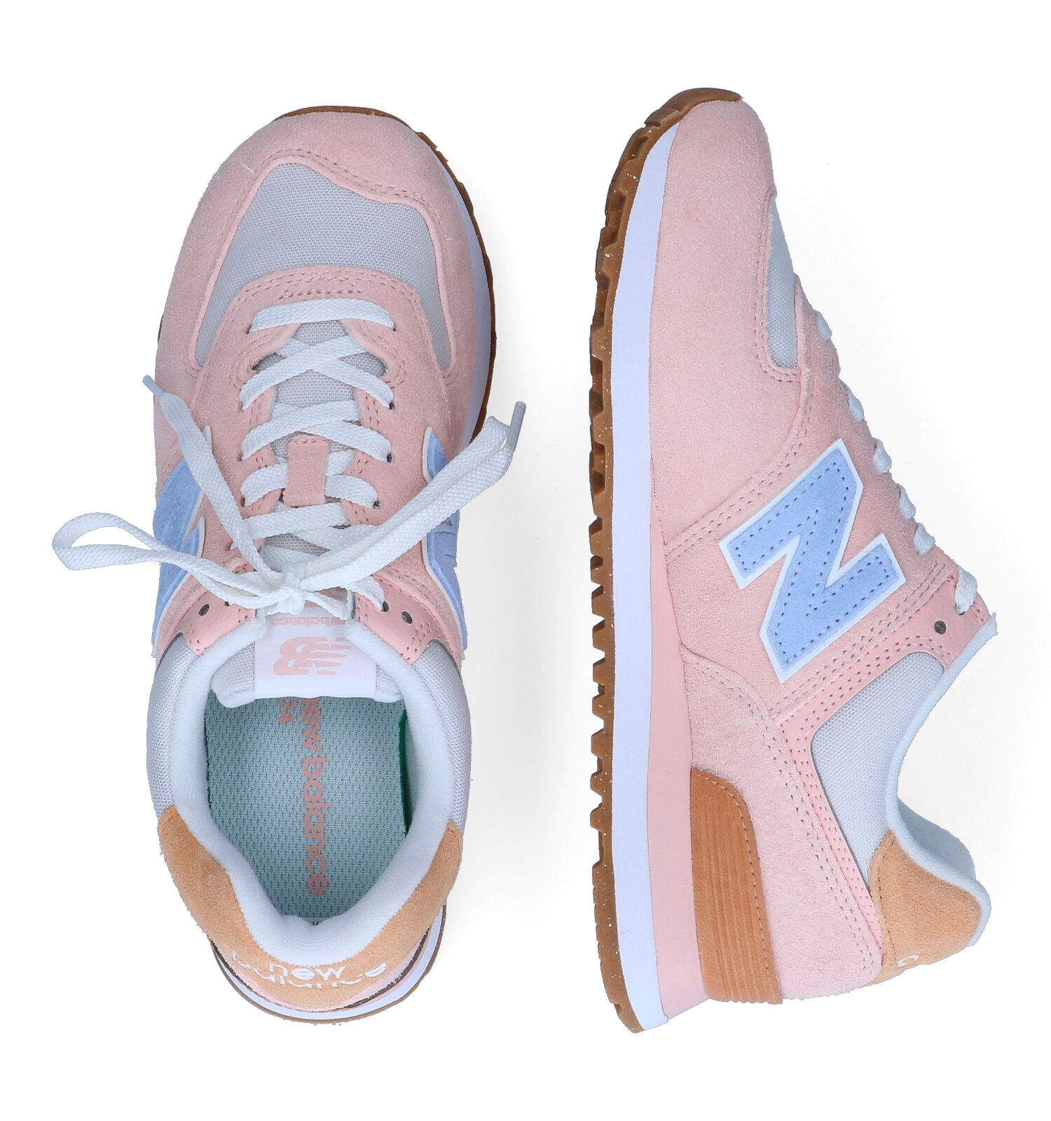 beroemd Klik Theoretisch New Balance WL574 Roze Sneakers | Dames Sneakers