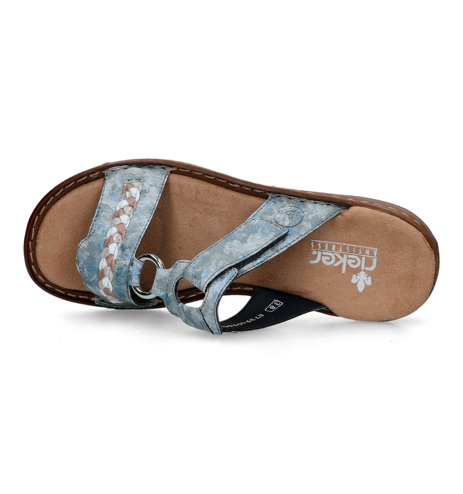 Rieker Blauwe Slippers | Slippers