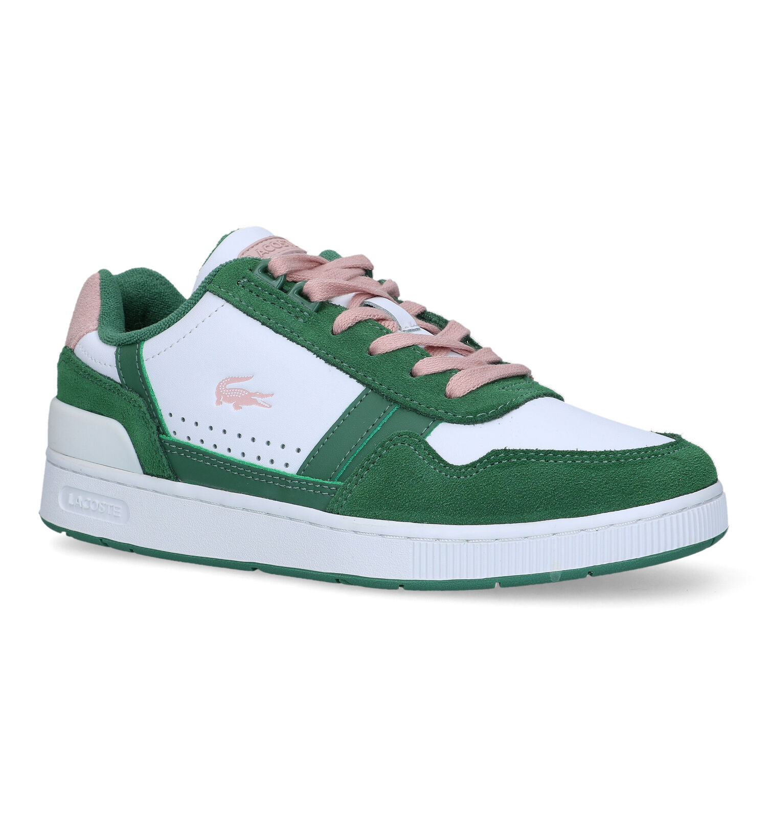Ontvangende machine Tact Picasso Lacoste T-Clip Groene Sneakers | Dames Sneakers