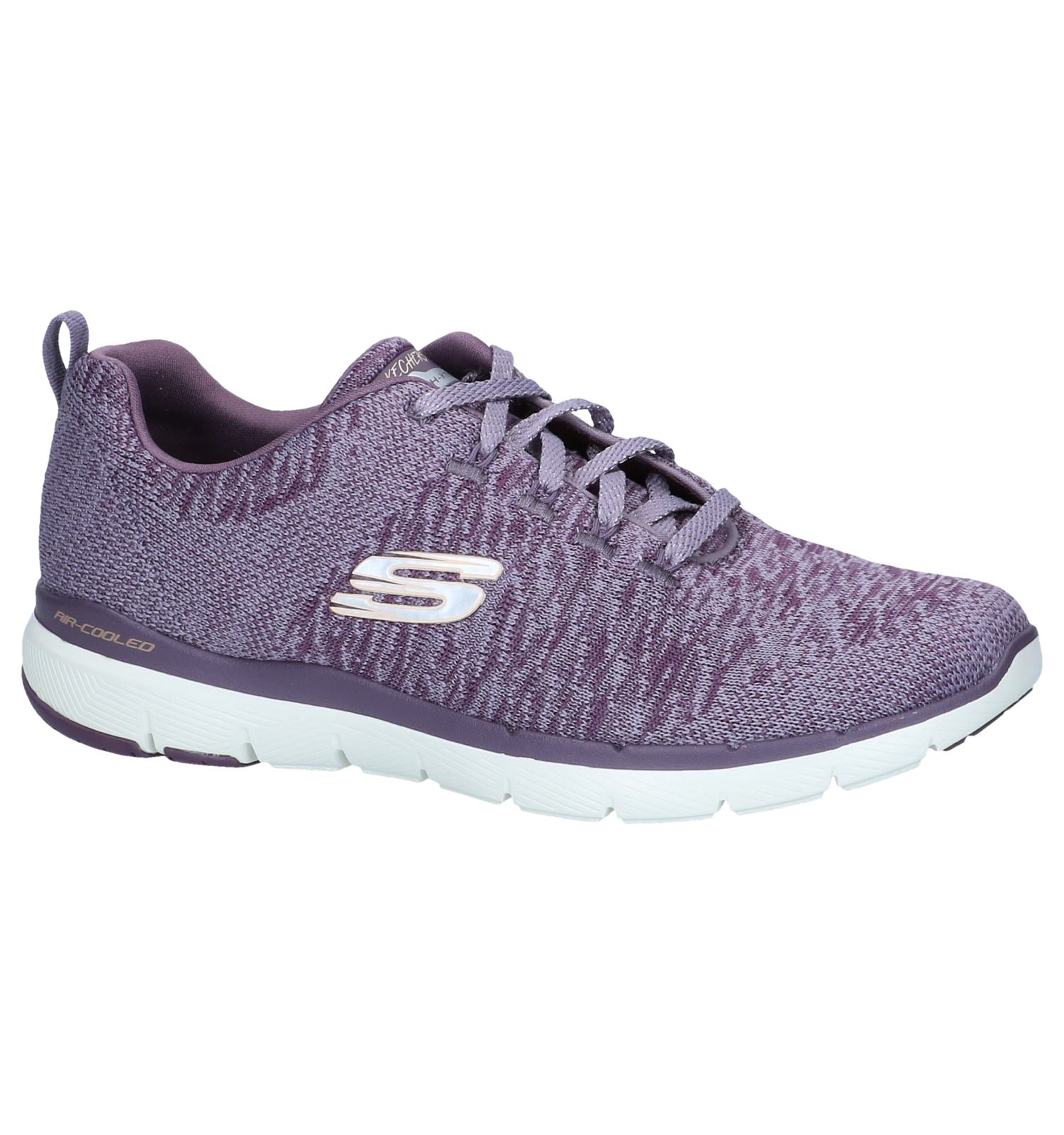 skechers memory foam homme violet