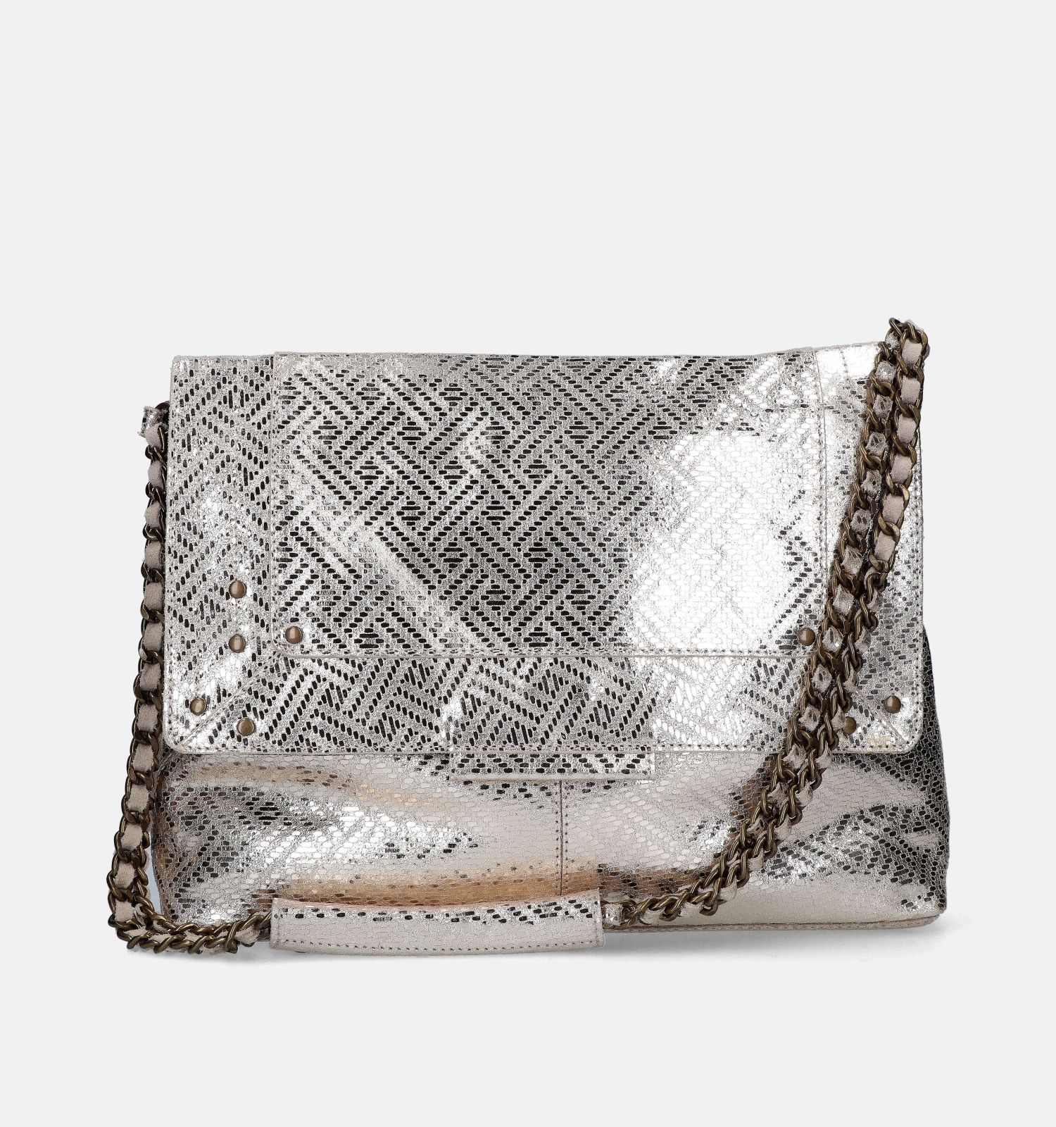 Pieces Felizia Gouden Schoudertas Dames Crossbody tassen Online op TORFS.BE