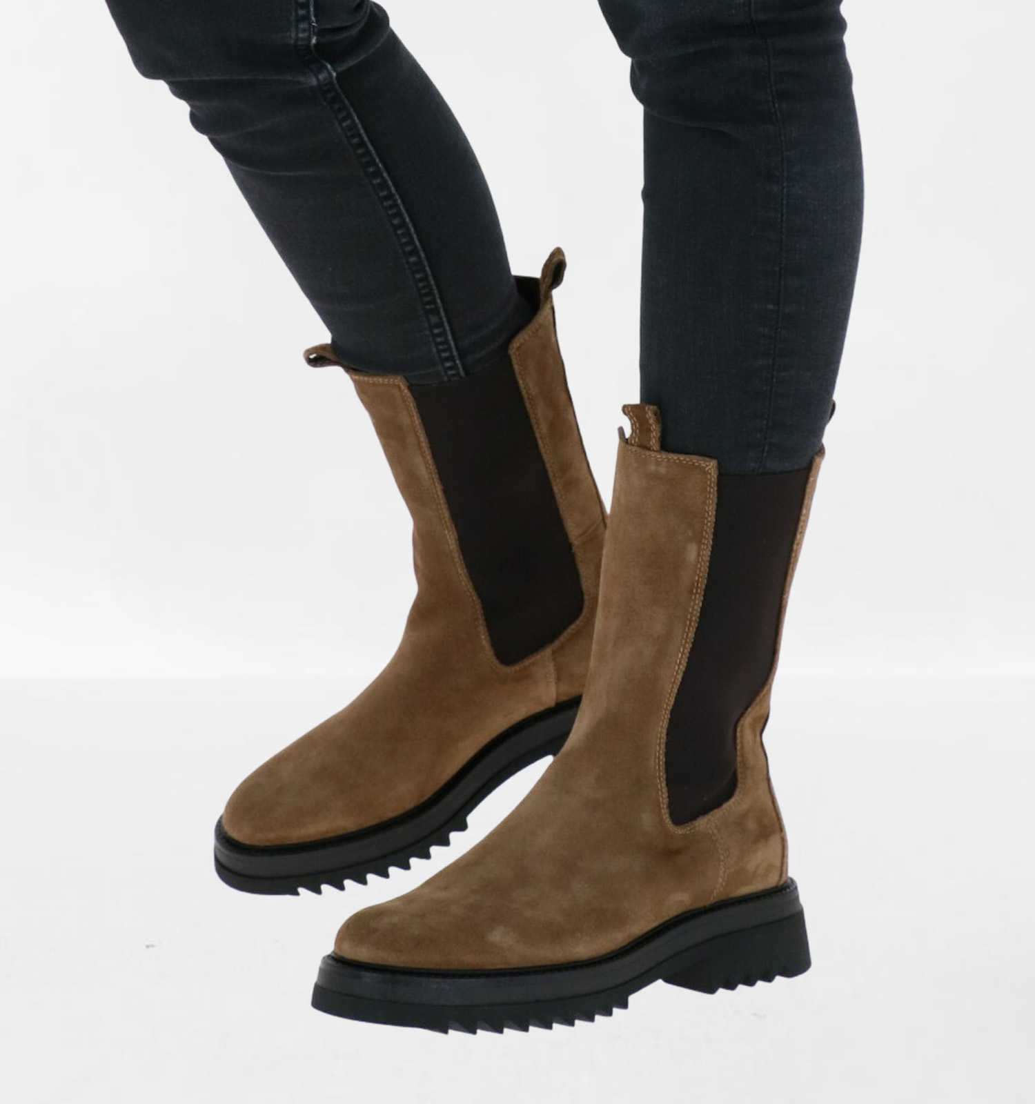 Via Limone Taupe Boots Dames Boots Laarzen Online op TORFS.BE