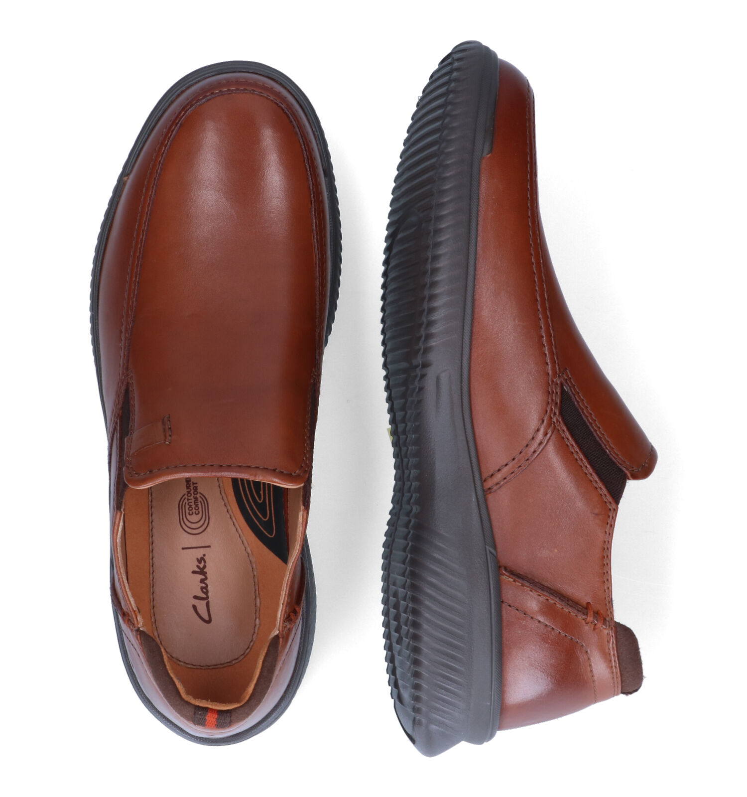 kleding bewondering binding Clarks Donaway Step Cognac Instappers | Heren Lage schoenen